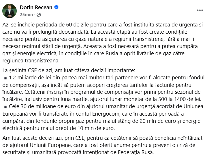 Starea de urgență a expirat și nu va fi prelungită! Ultimele decizii luate de CSE