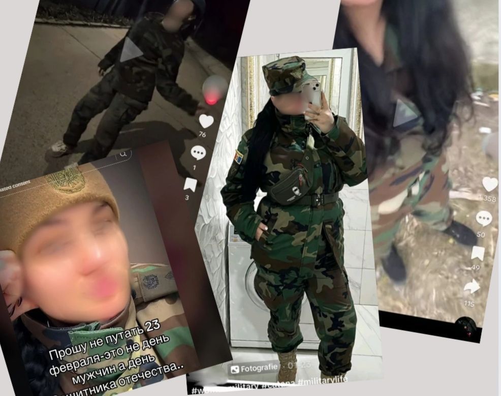 Pe TikTok în uniformă militară: Ce amenzi riscă persoanele care nu fac parte din Armata Națională