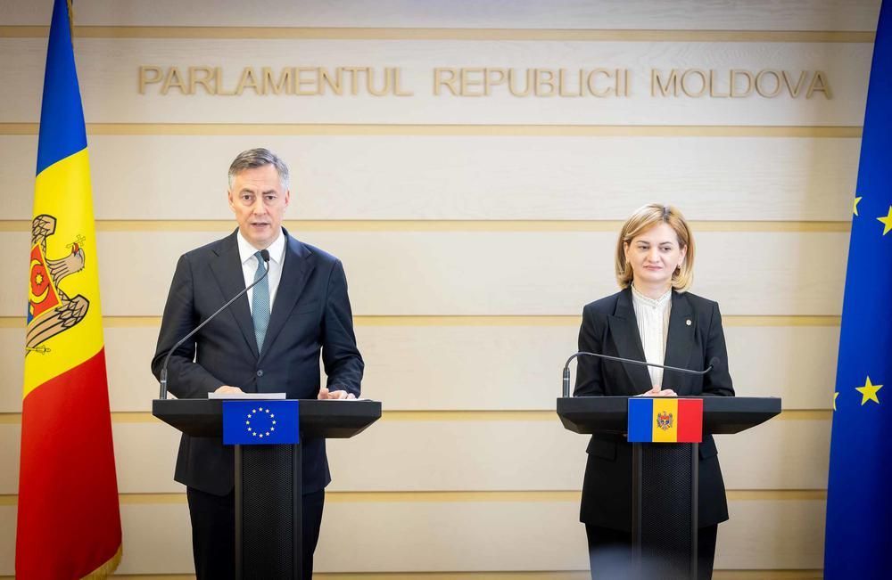 LIVE | Conferință de presă susținută de vicepreședinta Parlamentului Republicii Moldova, Doina Gherman, și președintele Comisiei afaceri externe a Parlamentului European, David McAllister