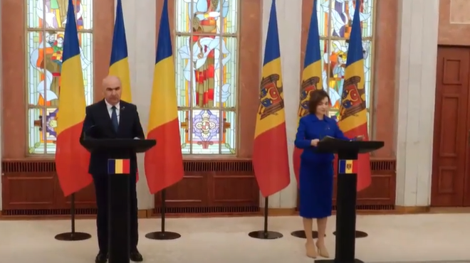 LIVE | Conferință de presă susținută de Președinta Republicii Moldova, Maia Sandu, și Președintele interimar al României, Ilie Bolojan