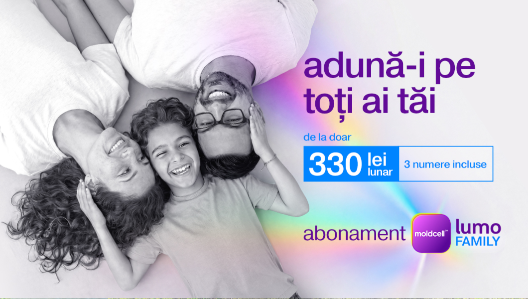 Moldcell a lansat Lumo Family, abonamentul care reunește întreaga familie într-un singur grup